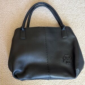 Tory Burch Black Leather Shoulder Bag